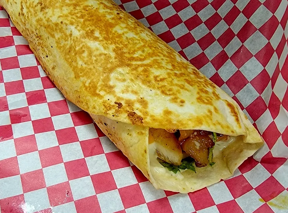 Fried Chicken Ceasar Wrap