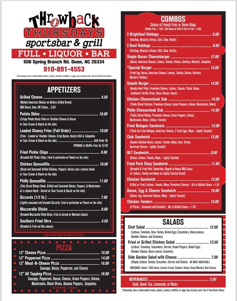 Throwback Thursdays Sportsbar & Grill, LLC Pretzels & Cheese
